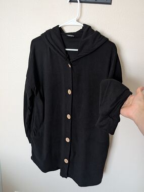 HEIMISH USA Soft Black Hooded Jacket